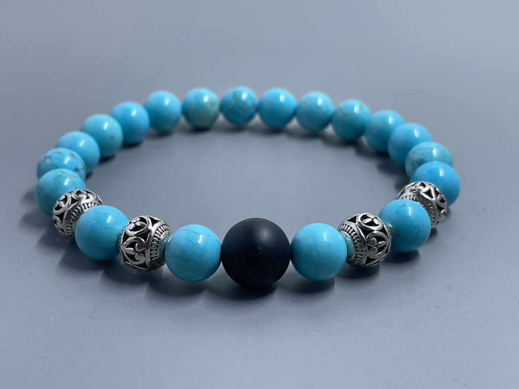 Turquoise Onyx w/ Silver
