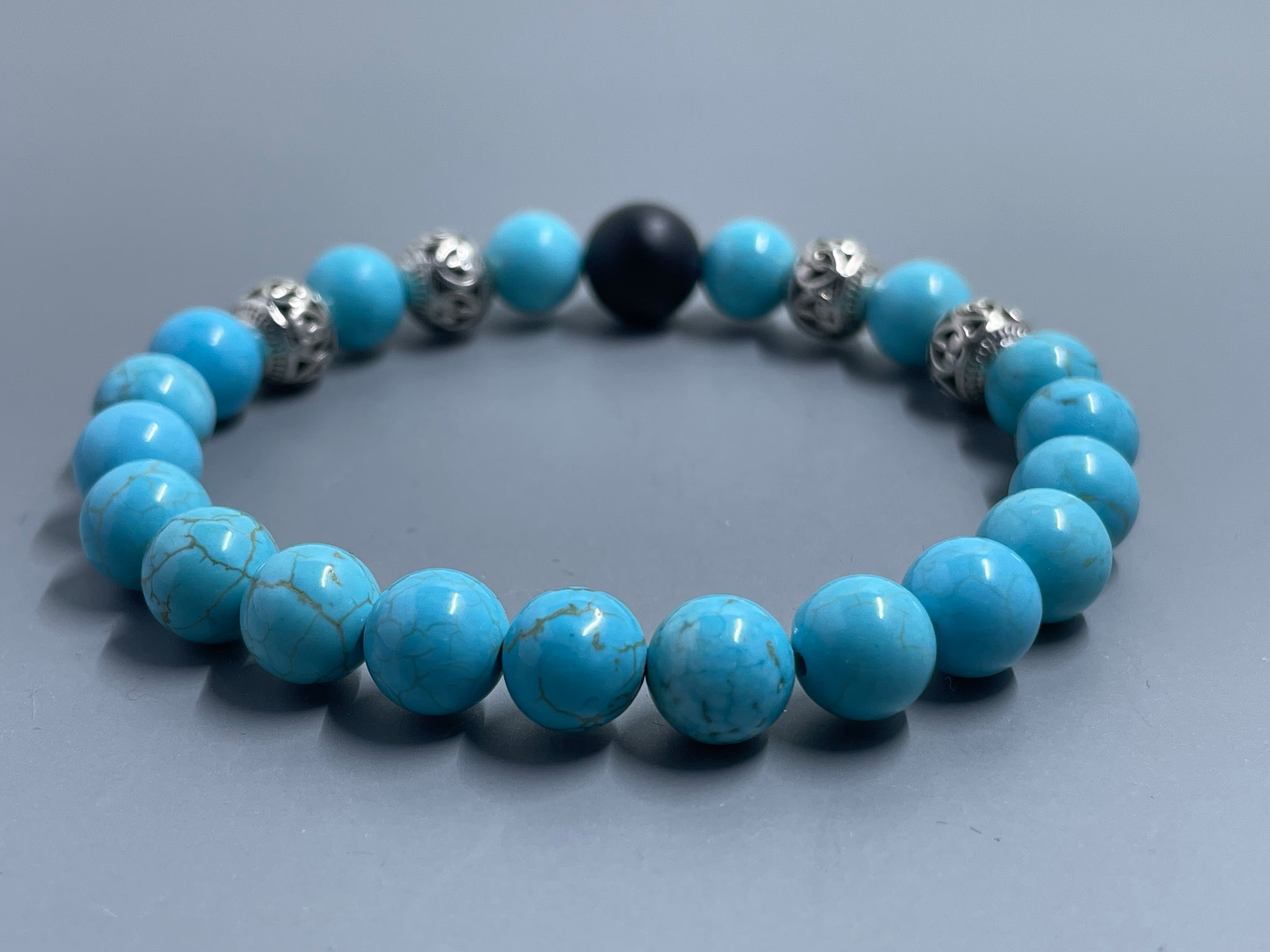 Turquoise Onyx w/ Silver
