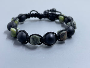 Green Cushion Jade Onyx