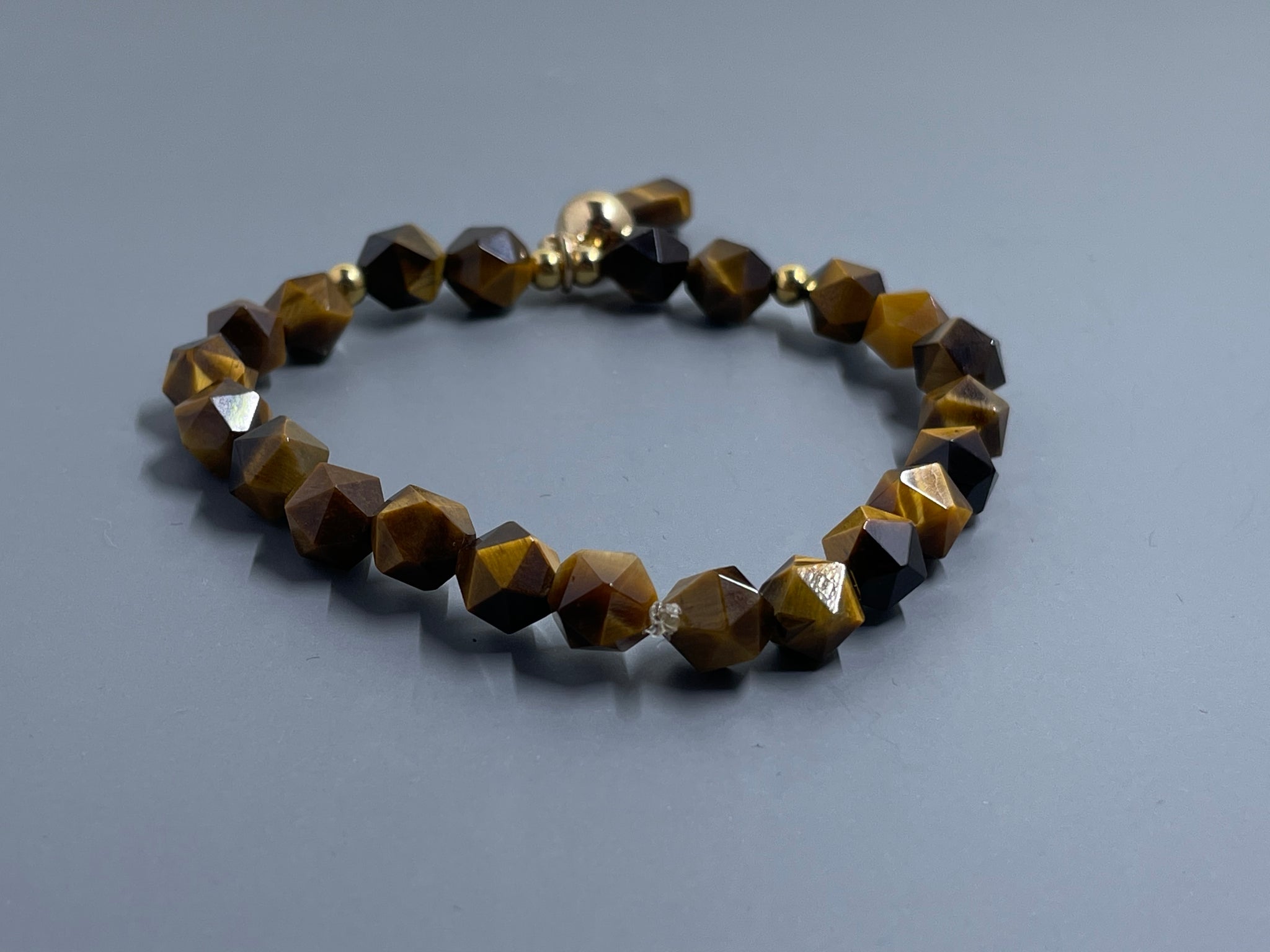 Star Cut Tiger Eye w/ Gold