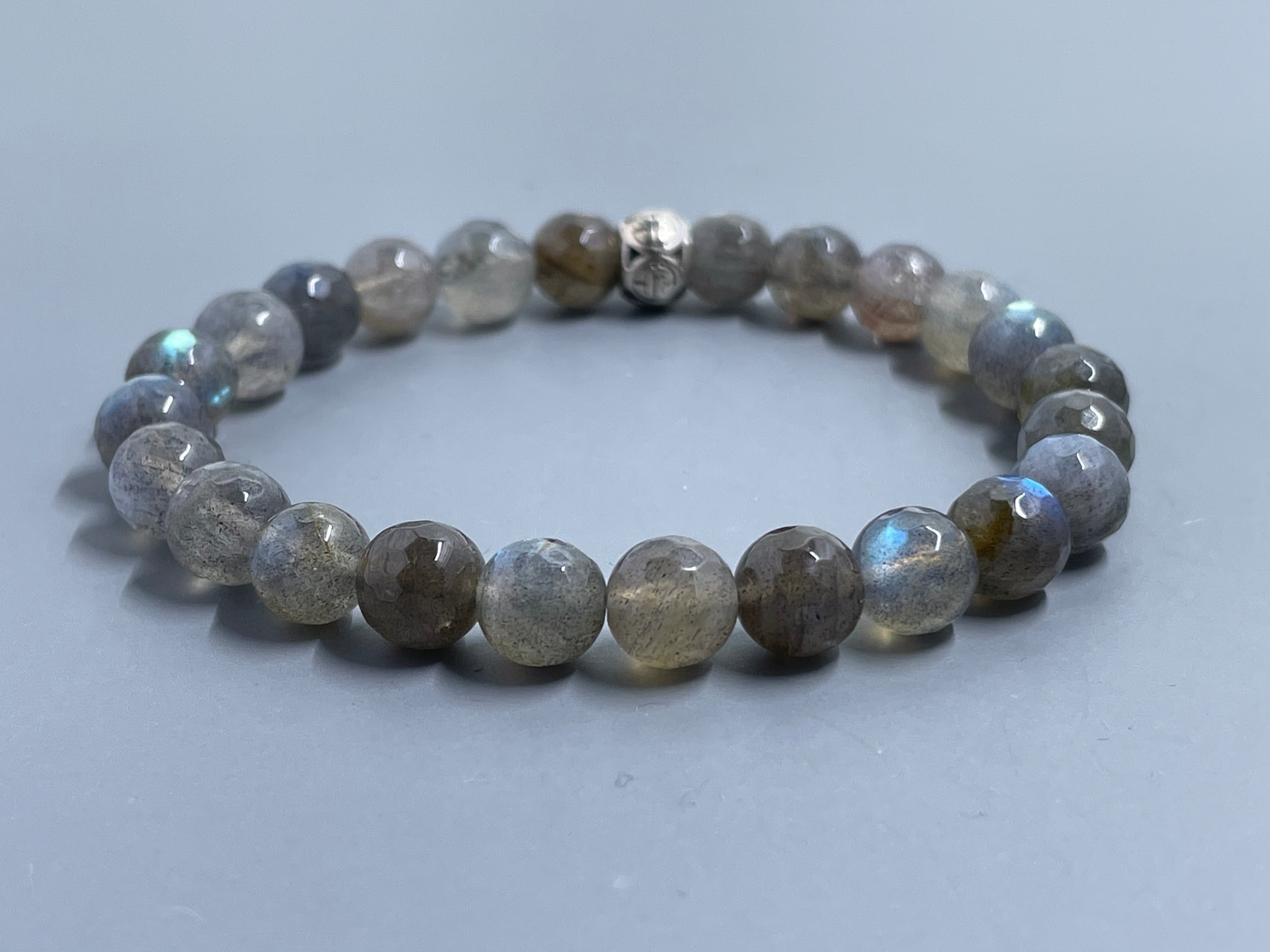 Faceted Labradorite & Silver