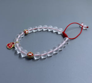 Clear Evil Eye Heart