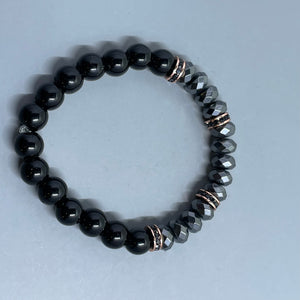 Hematite Onyx Rhinestone